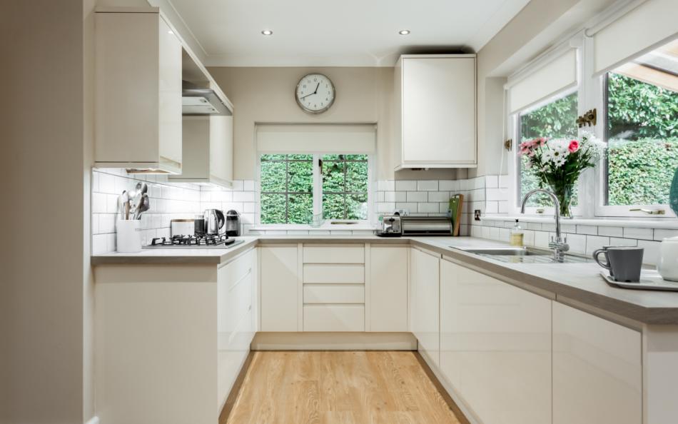 the kitchen at Thatchby Oak