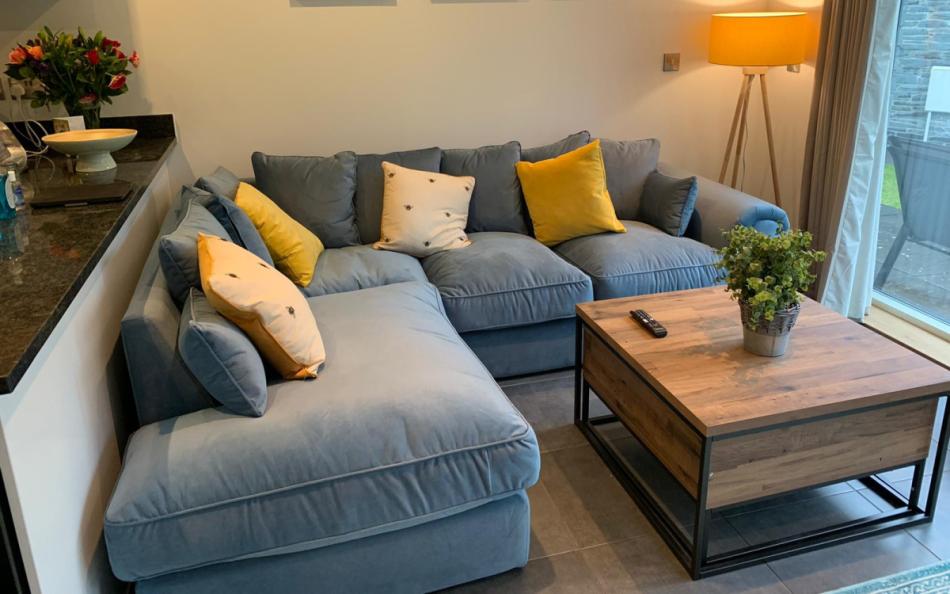 lounge with sofas at 9 Talland