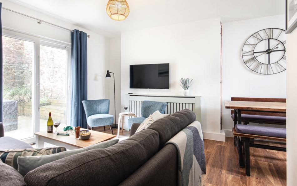 Living space at The Courtyard