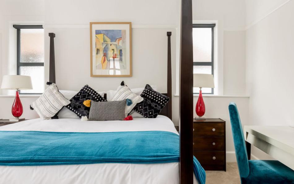 double bedroom at 21W sandbanks