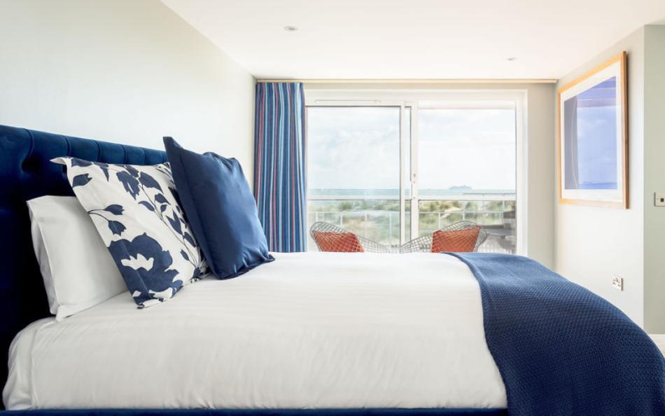 Double bedroom at No. 4 Bay Harbour View 