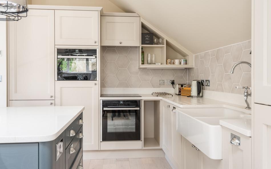 The beautiful kitchen at The Boathouse