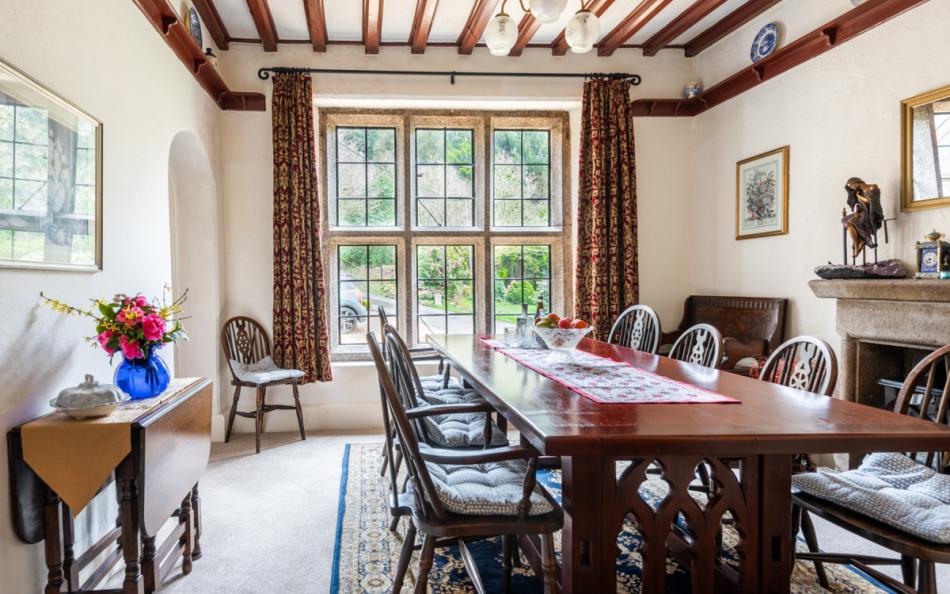 Treverbyn Vean Lodge & Stable dining room
