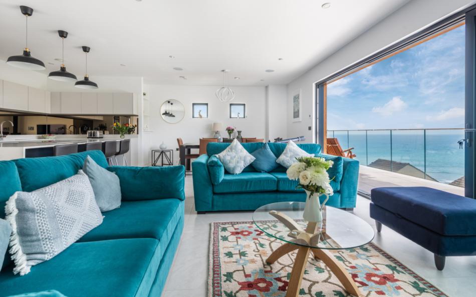 48 Trerieve with sea views near Downderry in Cornwall