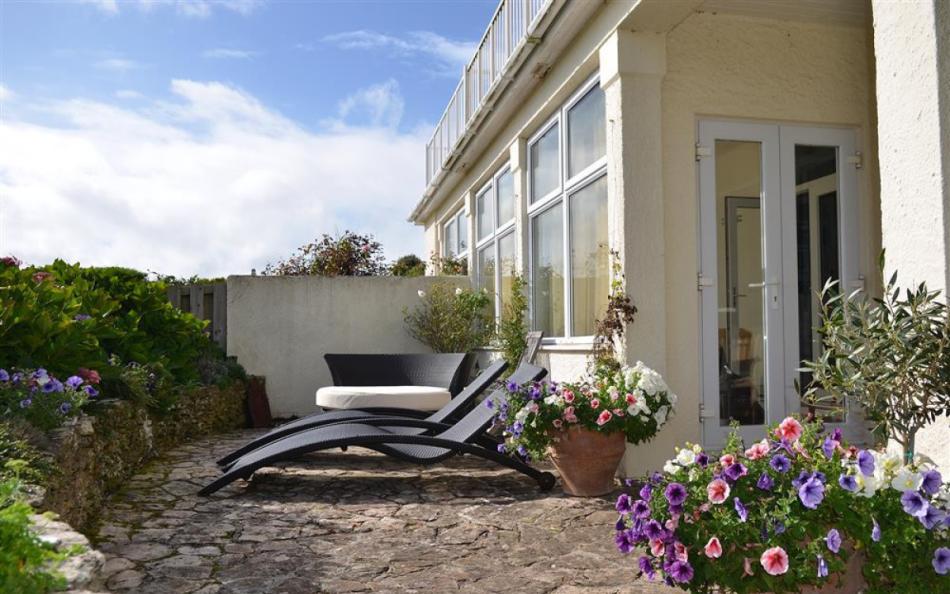 sun loungers at South Riding  in Thurlestone