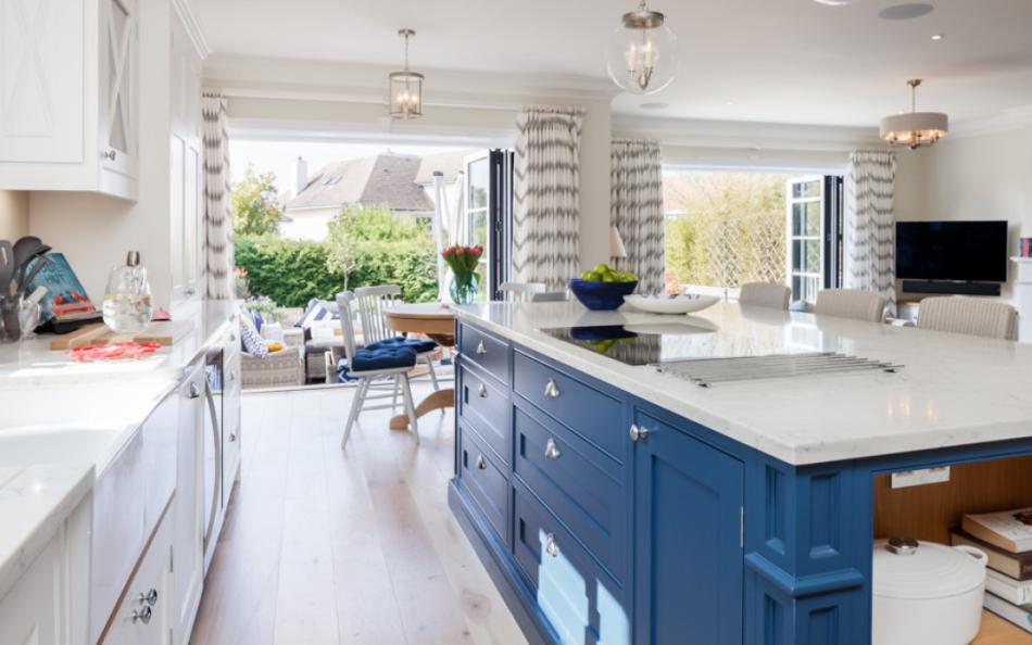 Large kitchen island at Number Twelve