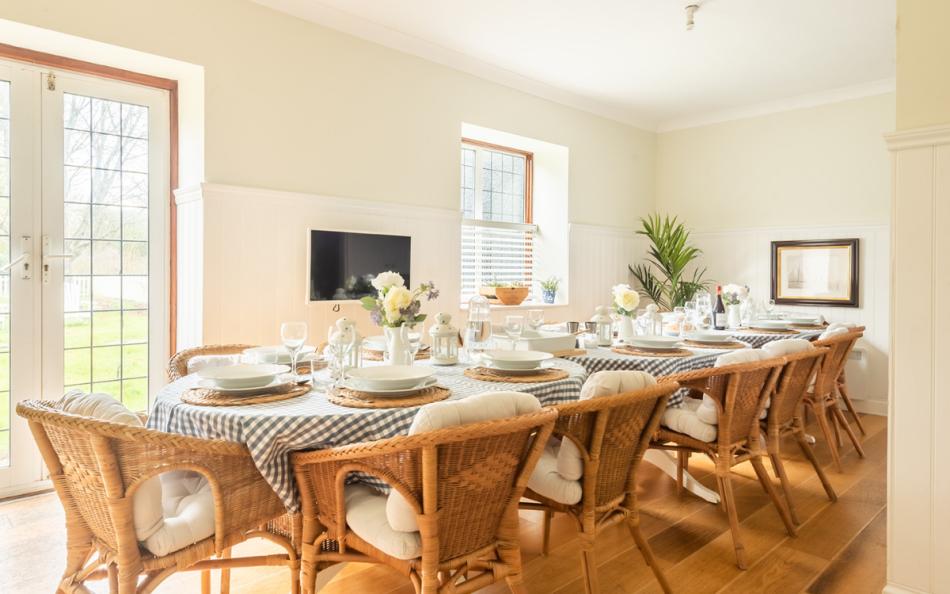 Large dining area at Rosetti House