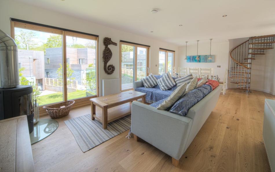 living room at Talland 17 