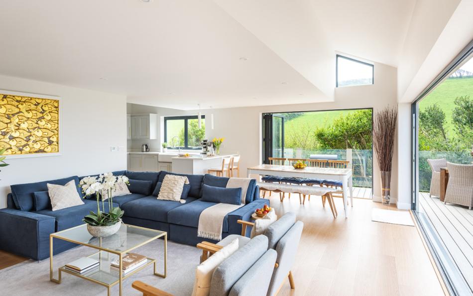 Spacious and stylish lounge at Seabrook