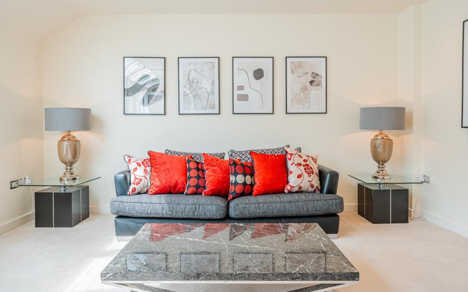 the lounge area at Allure in Sandbanks