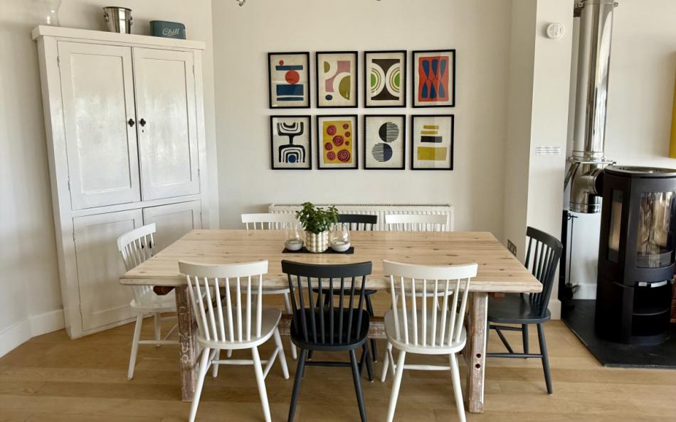 Indoor dining at Holwell