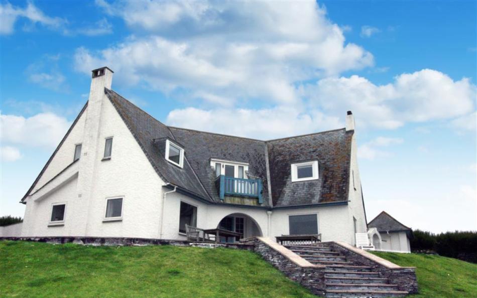 Roswidden on the cliff from the garden