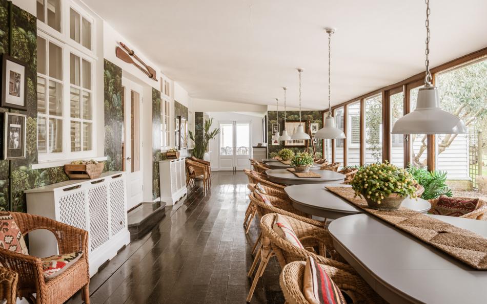 dining area at the Captain's House