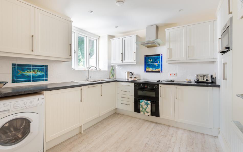modern kitchen at Captain's View, 3 Sandhills