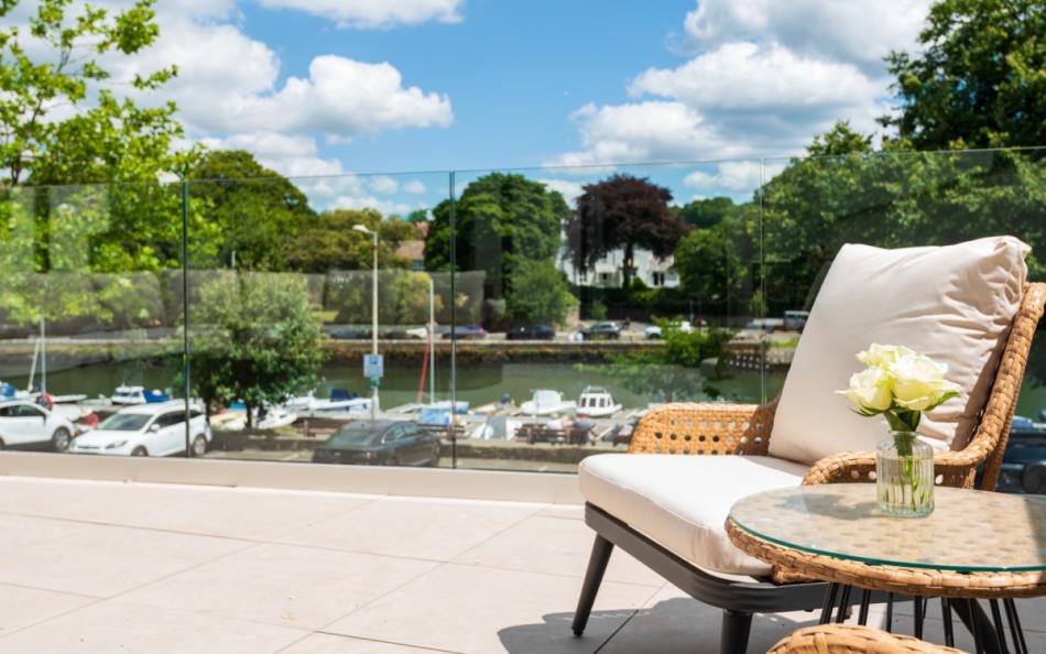 Patio views at Meadow Rise 