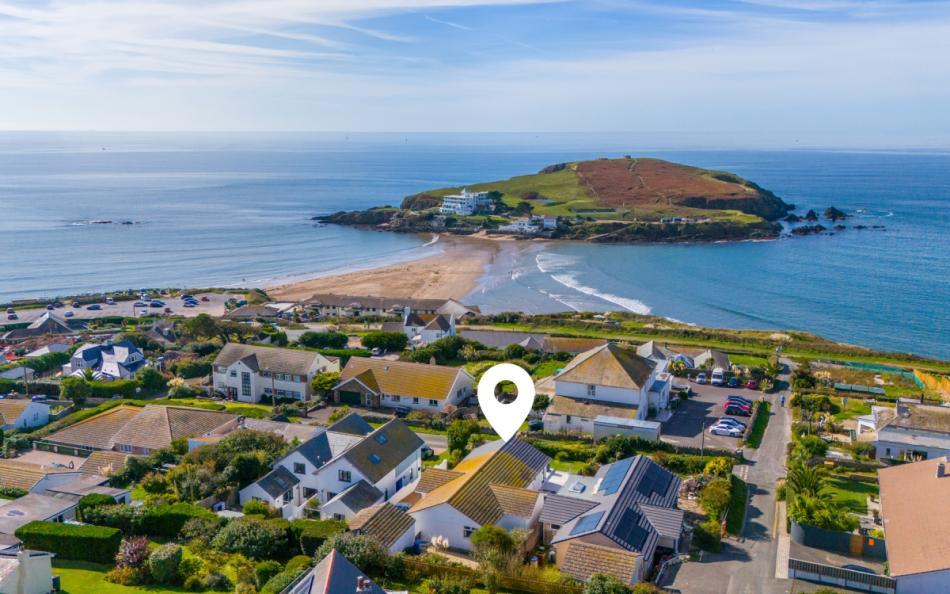 Location of Drifters holiday house in Devon 