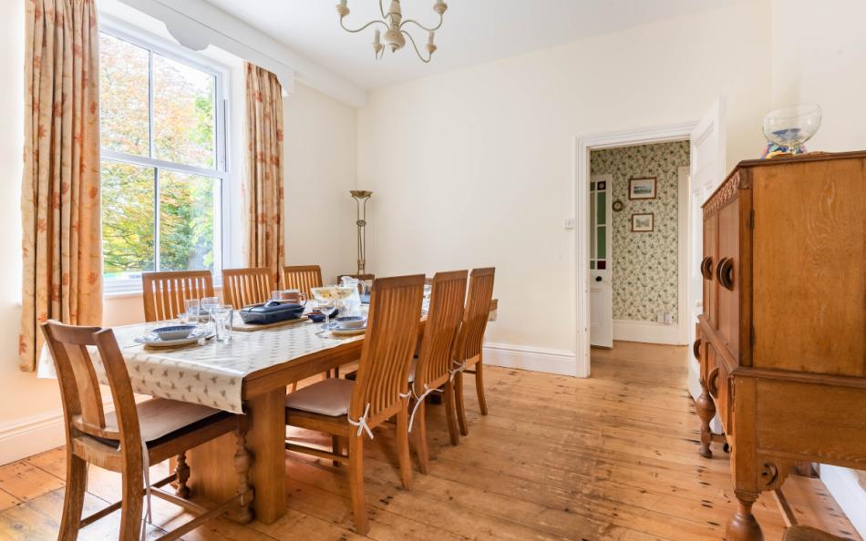 The dining room at Heathfield