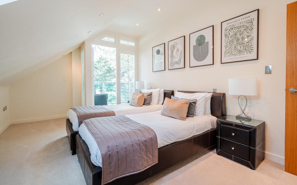 master double bedroom at Allure in Sandbanks