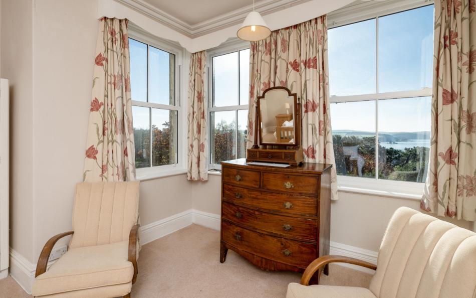 Views from the bedroom at Heathfield