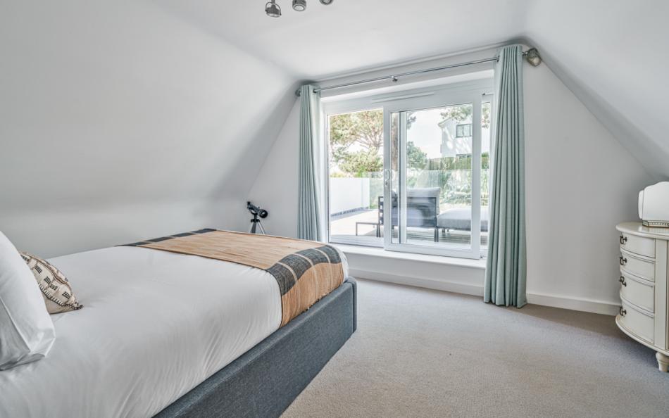 light and airy bedroom at Fiddlers