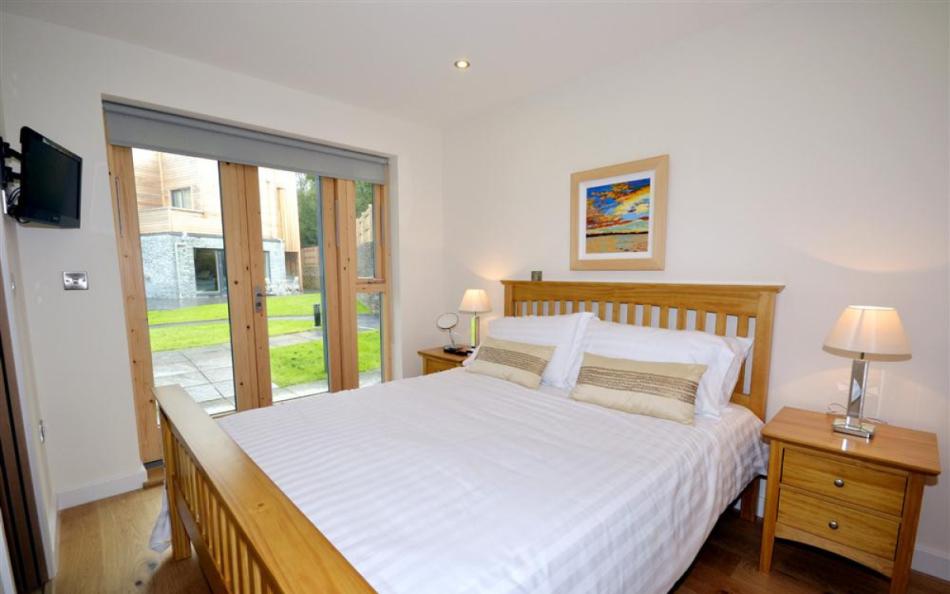 The master bedroom at Talland 17 
