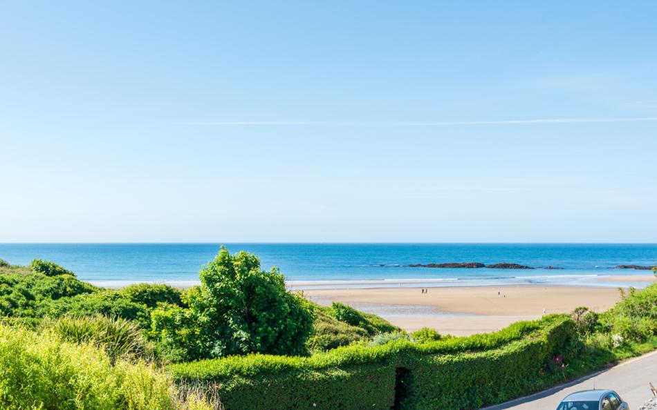 The fabulous views at Pond House near Bigbury-on-Sea in Devon