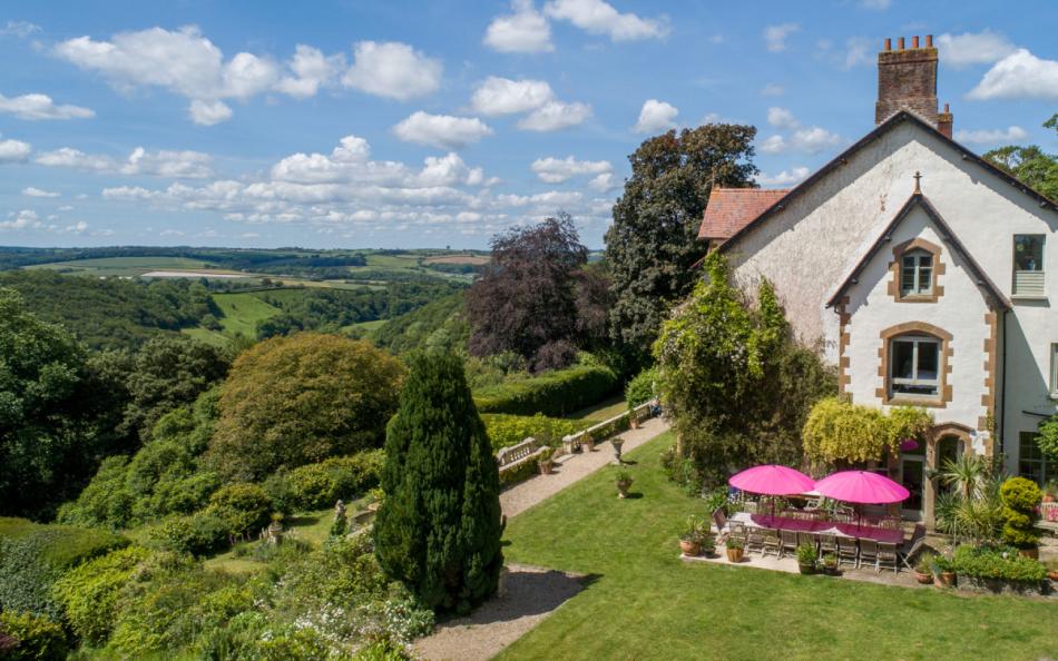 views over Devon at The Lost Manor
