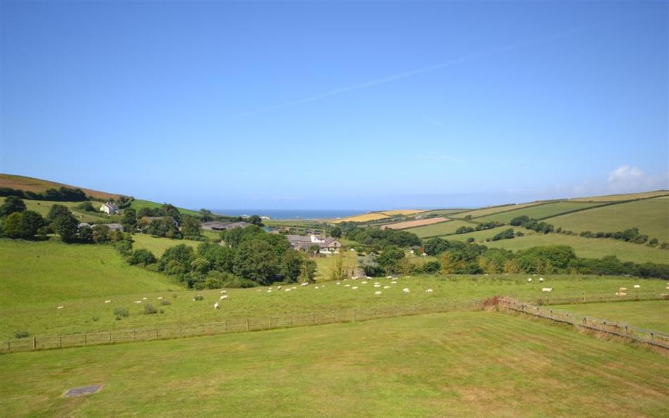 The view from Court Barton Loft