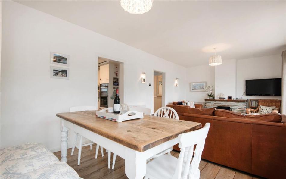 Bringing the outside in, with patio doors leading directly to the top balcony at The Haven 