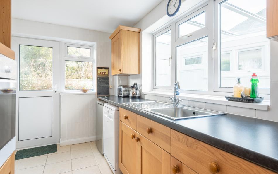Kitchen at Clovelly Cottage