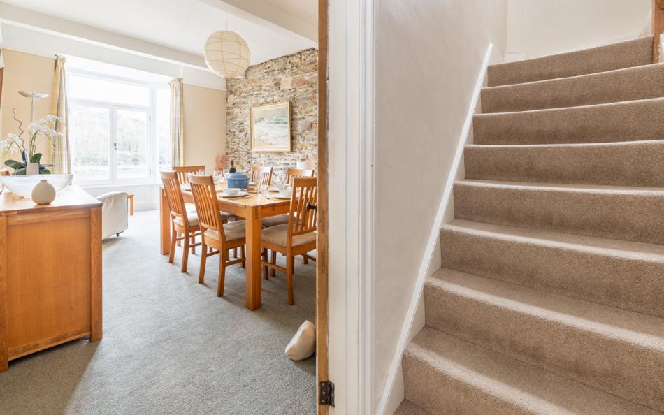 Dining Room & Stairs at Seasteps