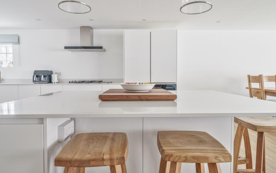Contemporary kitchen at Fiddlers