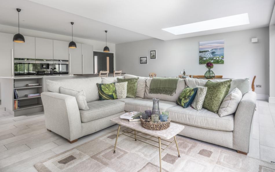 open plan lounge at Nautiques near Poole