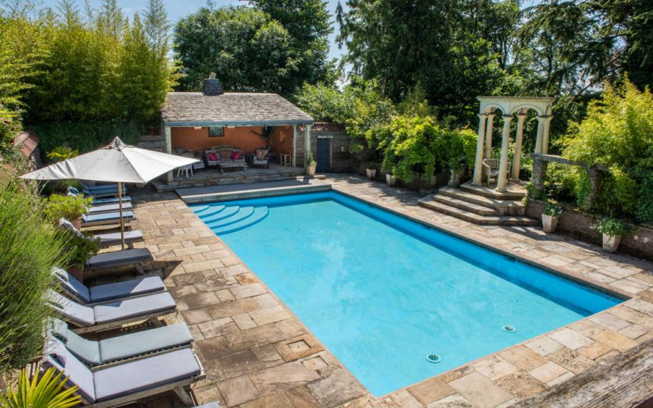outdoor swimming pool at The Lost Manor
