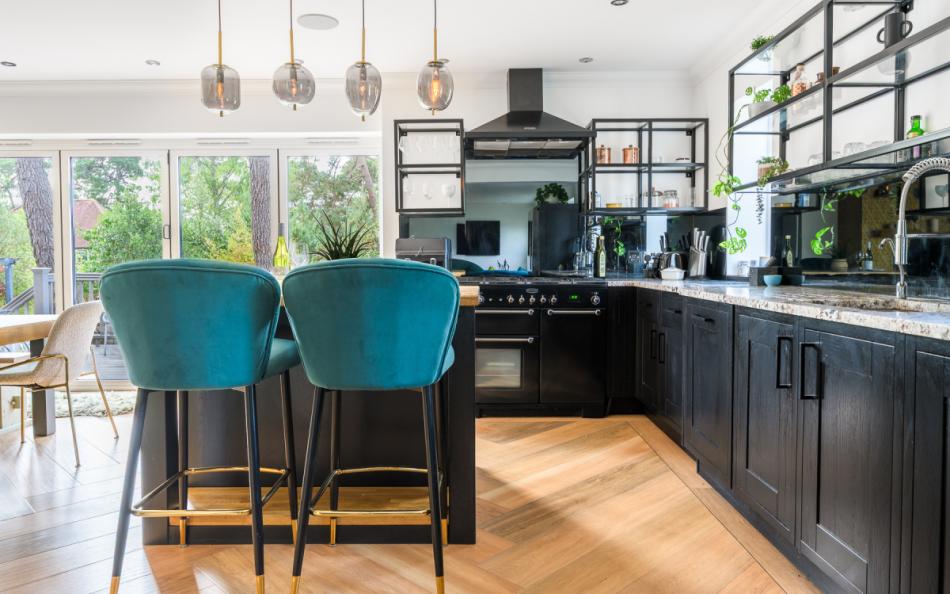 Contemporary kitchen at Summer Pines