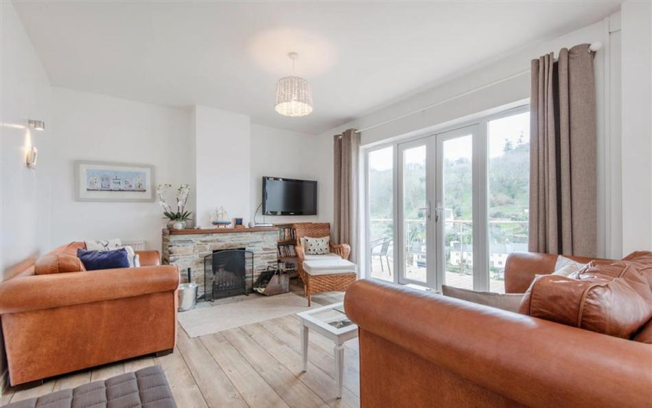 Superb open plan living room at The Haven 