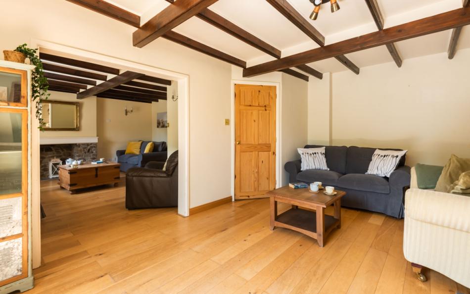 Part of the lounge at Lily House