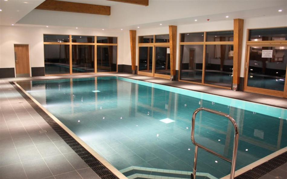 The indoor swimming pool at Talland 22