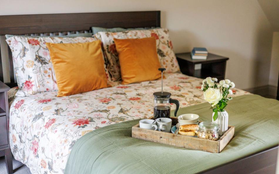 Double bedroom at Carrington Farmhouse