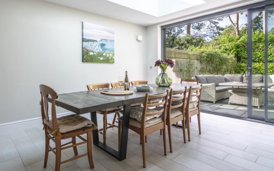 dining area at Nautiques near Poole