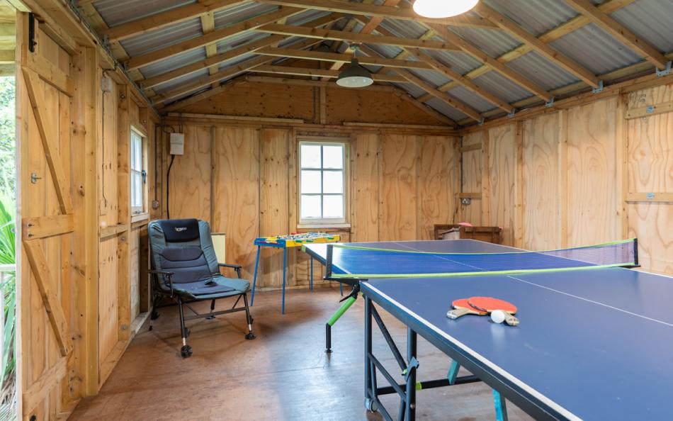 The games room at 1 Ivy Cove