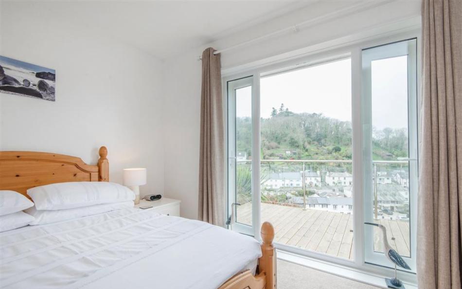 Another view of the first double, which has french doors at The Haven 