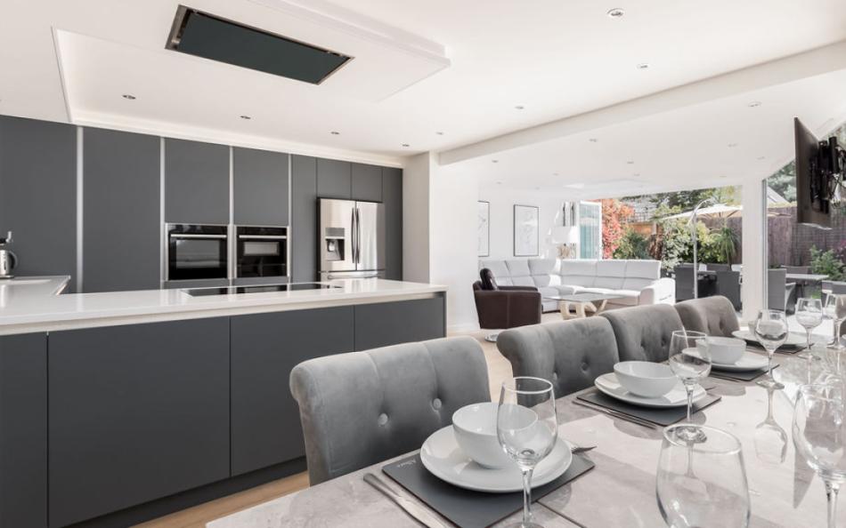 dining area to kitchen at Allure in Sandbanks