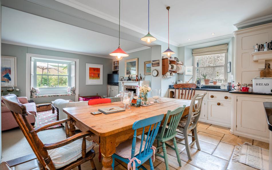 The kitchen-diner at Dunstone Farm