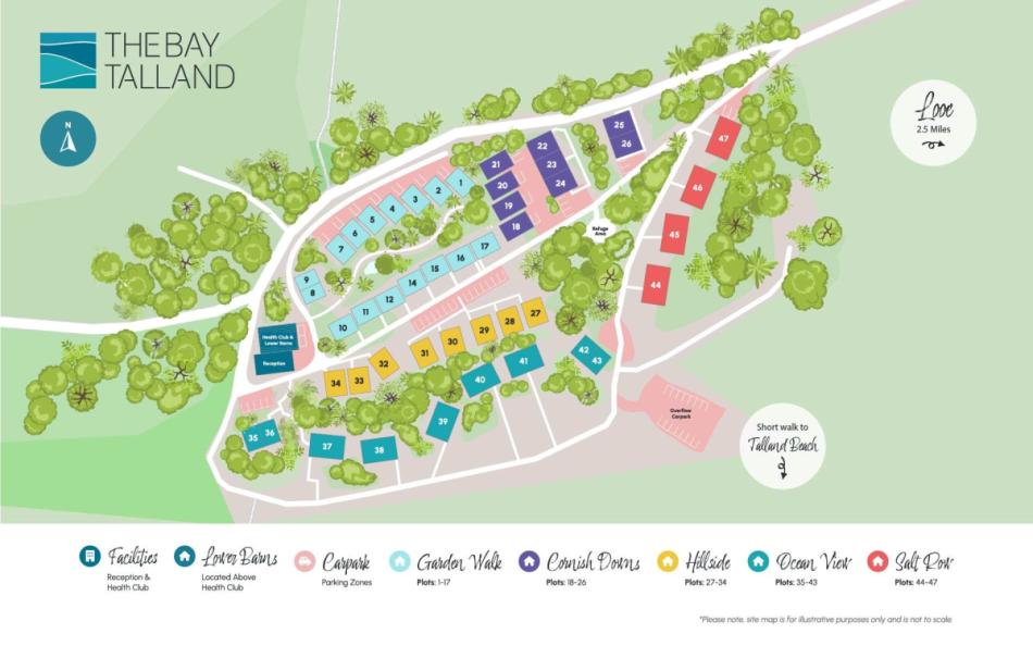 Talland Map