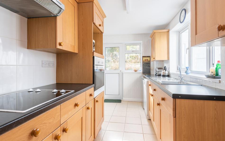 Kitchen at Clovelly Cottage