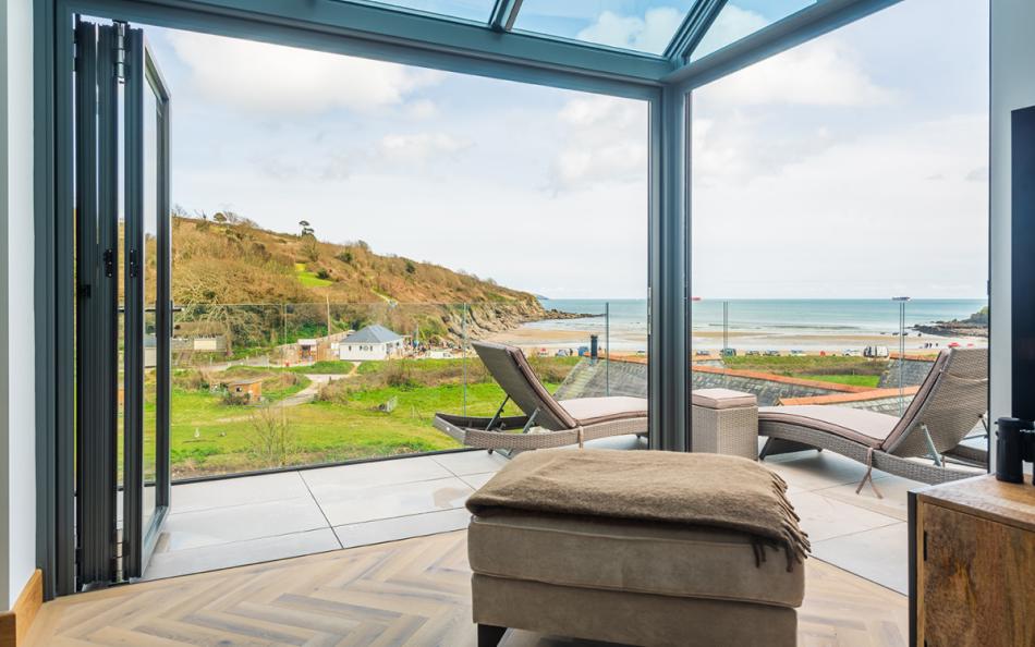 Views and stunning outdoor space at Howldrevel 
