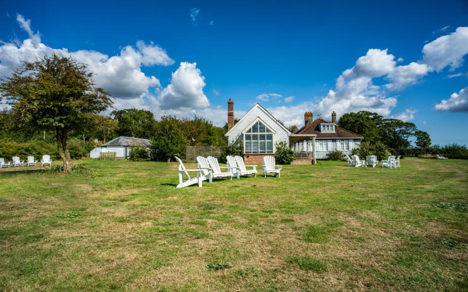the grounds at the Captain's House