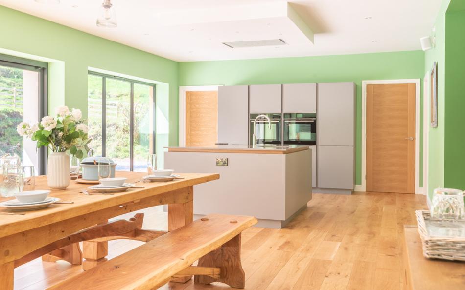 A closer look at the dining area at Acacia House 