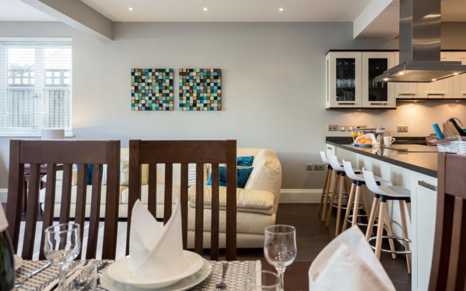 Kitchen at Grasmere Beach House